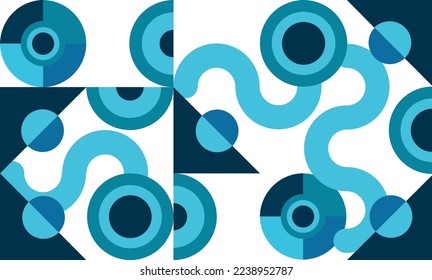 Geometric pattern coffee design. Colored seamless geometric pattern coffee cup design, abstract  background, vector shape illustration.  Poster, banner, sticker, print for t-shirt.