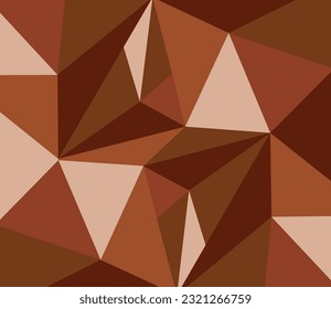 Patrón geométrico en tonos de café, para el diseño de empaque de café, afiche, pancarta, volante, impresión en tela y otros productos.