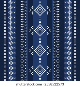 Geometric pattern color background. traditional style. for decoration, curtain, fabric, clothing, illustration. embroidery style.