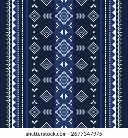 Fondo de color de patrón geométrico. estilo tradicional. para decoración, decoración del hogar, cortina, tela, ropa. estilo de bordado.