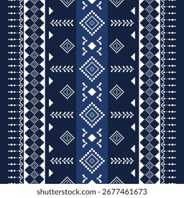 Padrão geométrico fundo de cor. estilo tradicional. para decoração, decoração de casa, cortina, tecido, roupas. estilo bordado.