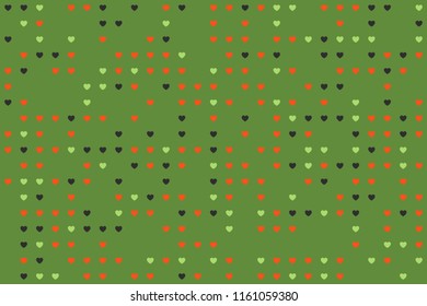 Geometric pattern with colored elements, vector abstract background