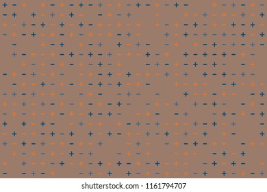 Geometric pattern with colored elements, vector abstract background
