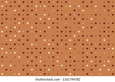 Geometric pattern with colored elements, vector abstract background