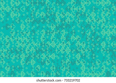 Geometric pattern with colored elements, vector abstract background