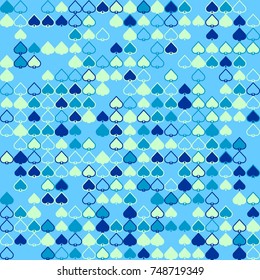 Geometric pattern with colored elements, vector abstract background