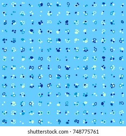 Geometric pattern with colored elements, vector abstract background