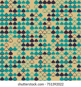 Geometric pattern with colored elements, vector abstract background