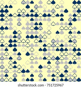 Geometric pattern with colored elements, vector abstract background