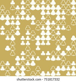 Geometric pattern with colored elements, vector abstract background