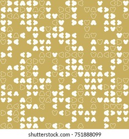 Geometric pattern with colored elements, vector abstract background