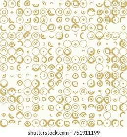 Geometric pattern with colored elements, vector abstract background
