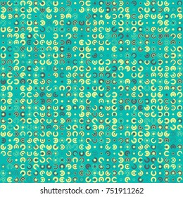 Geometric pattern with colored elements, vector abstract background