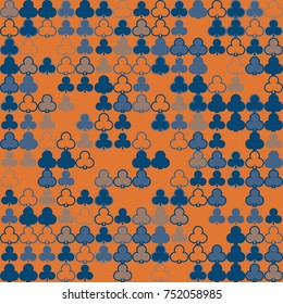 Geometric pattern with colored elements, vector abstract background