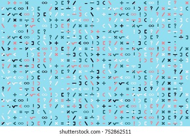 Geometric pattern with colored elements, vector abstract background