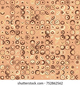 Geometric pattern with colored elements, vector abstract background