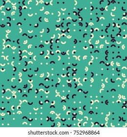 Geometric pattern with colored elements, vector abstract background