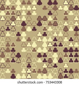 Geometric pattern with colored elements, vector abstract background