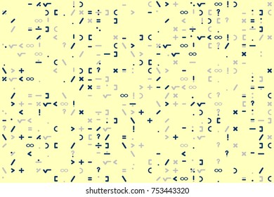 Geometric pattern with colored elements, vector abstract background