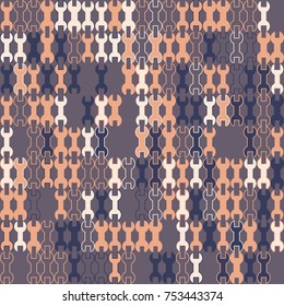 Geometric pattern with colored elements, vector abstract background