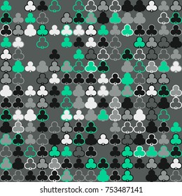Geometric pattern with colored elements, vector abstract background