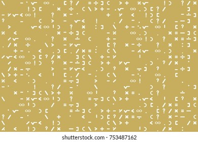 Geometric pattern with colored elements, vector abstract background