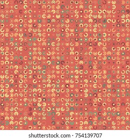 Geometric pattern with colored elements, vector abstract background