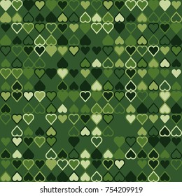 Geometric pattern with colored elements, vector abstract background