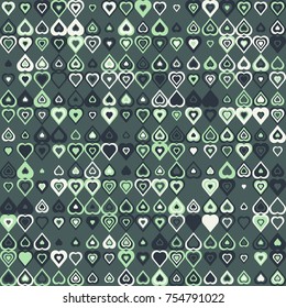 Geometric pattern with colored elements, vector abstract background