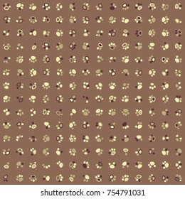 Geometric pattern with colored elements, vector abstract background
