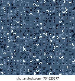 Geometric pattern with colored elements, vector abstract background