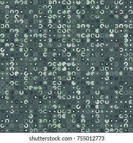 Geometric pattern with colored elements, vector abstract background