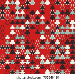 Geometric pattern with colored elements, vector abstract background