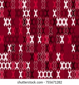 Geometric pattern with colored elements, vector abstract background