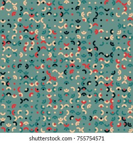 Geometric pattern with colored elements, vector abstract background
