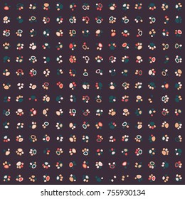 Geometric pattern with colored elements, vector abstract background