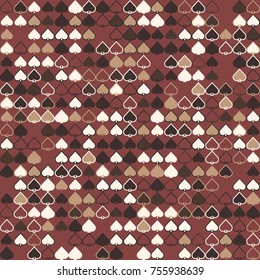 Geometric pattern with colored elements, vector abstract background