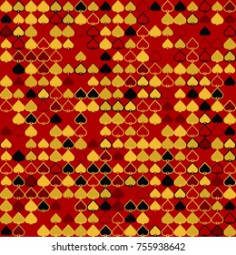 Geometric pattern with colored elements, vector abstract background