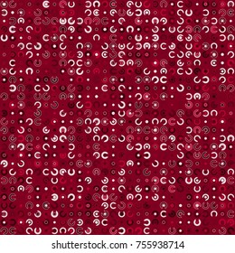 Geometric pattern with colored elements, vector abstract background