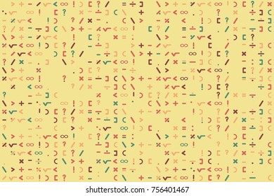 Geometric pattern with colored elements, vector abstract background
