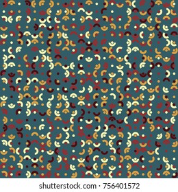 Geometric pattern with colored elements, vector abstract background
