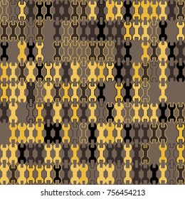 Geometric pattern with colored elements, vector abstract background