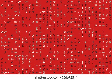 Geometric pattern with colored elements, vector abstract background