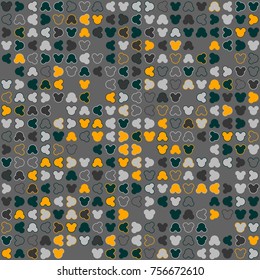 Geometric pattern with colored elements, vector abstract background