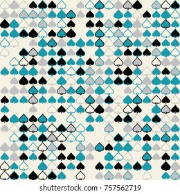 Geometric pattern with colored elements, vector abstract background