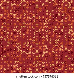 Geometric pattern with colored elements, vector abstract background