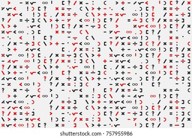 Geometric pattern with colored elements, vector abstract background