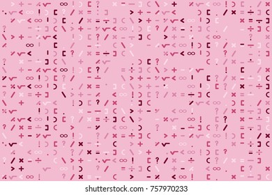 Geometric pattern with colored elements, vector abstract background