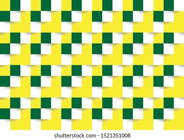 Geometric pattern with colorful background.