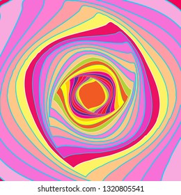 geometric pattern with colorful circle, line and square vector.